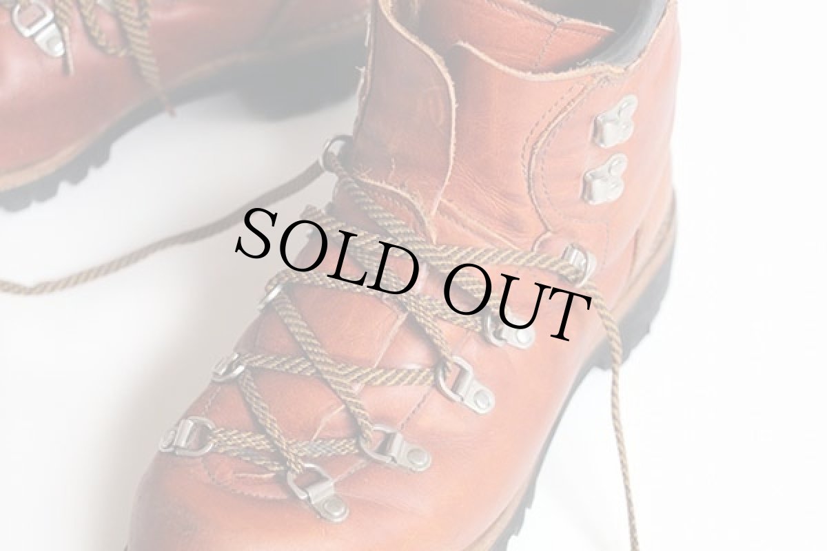 画像7: 70s USA製 REDWINGレッドウイング 825 犬タグ アイリッシュセッター マウンテンブーツ 赤茶 9M (7)