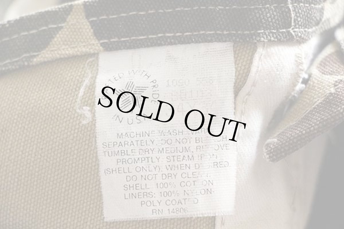 画像4: 90s USA製 carharttカーハート ダックハンターカモ ダック地 ダブルニー オーバーオール w34 (4)