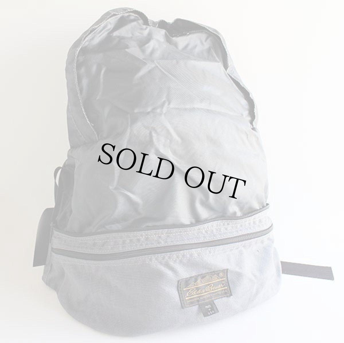 画像3: 80s USA製 EddieBauerエディーバウアー ナイロン ウエストバッグ×リュックサック グレー (3)