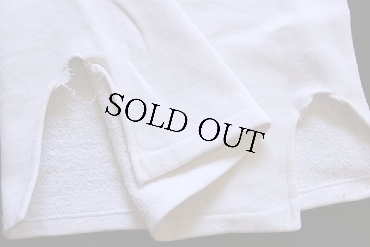 画像6: 60s Springfoot 88 ナンバリング 両面 染み込みプリント コットン フットボール スウェット 白 S (6)