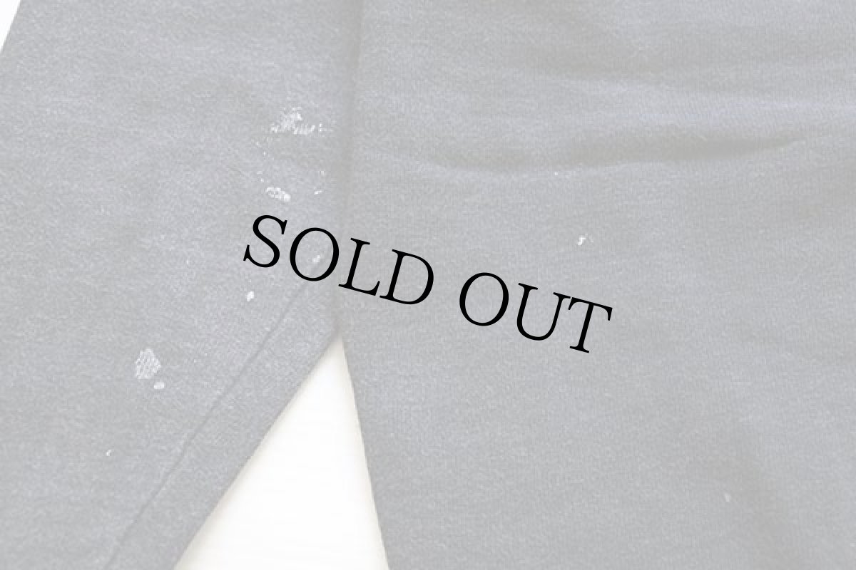 画像4: 60s UNKNOWN 無地 ツートン コットン スウェット 黒 フェード (4)