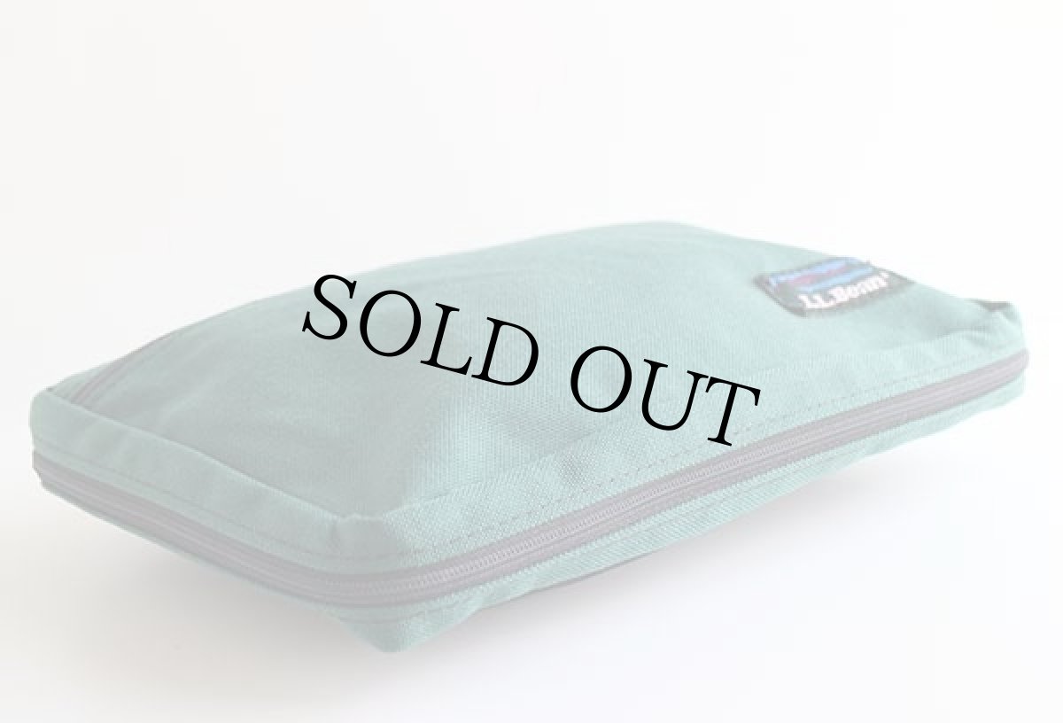 画像3: 90s USA製 L.L.Bean ナイロン ポーチ 緑 (3)