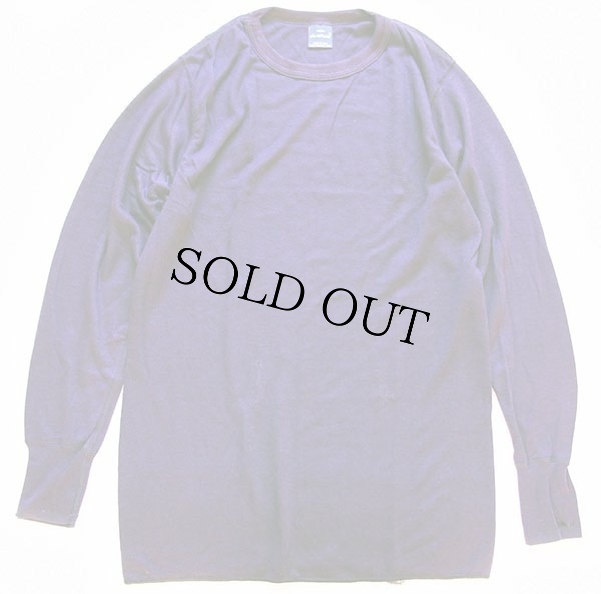 画像2: デッドストック★90s USA製 duofold アンダーシャツ&パンツ セット 紫 L (2)