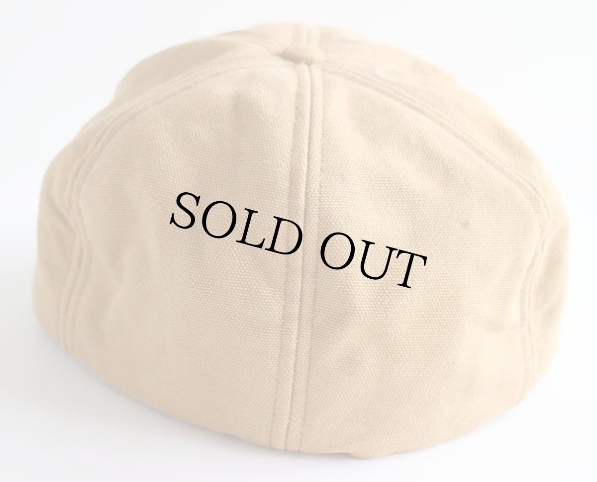 画像3: 90s USA製 carharttカーハート キルティングライナー 耳当て付き ダック地 キャップ 茶 M (3)