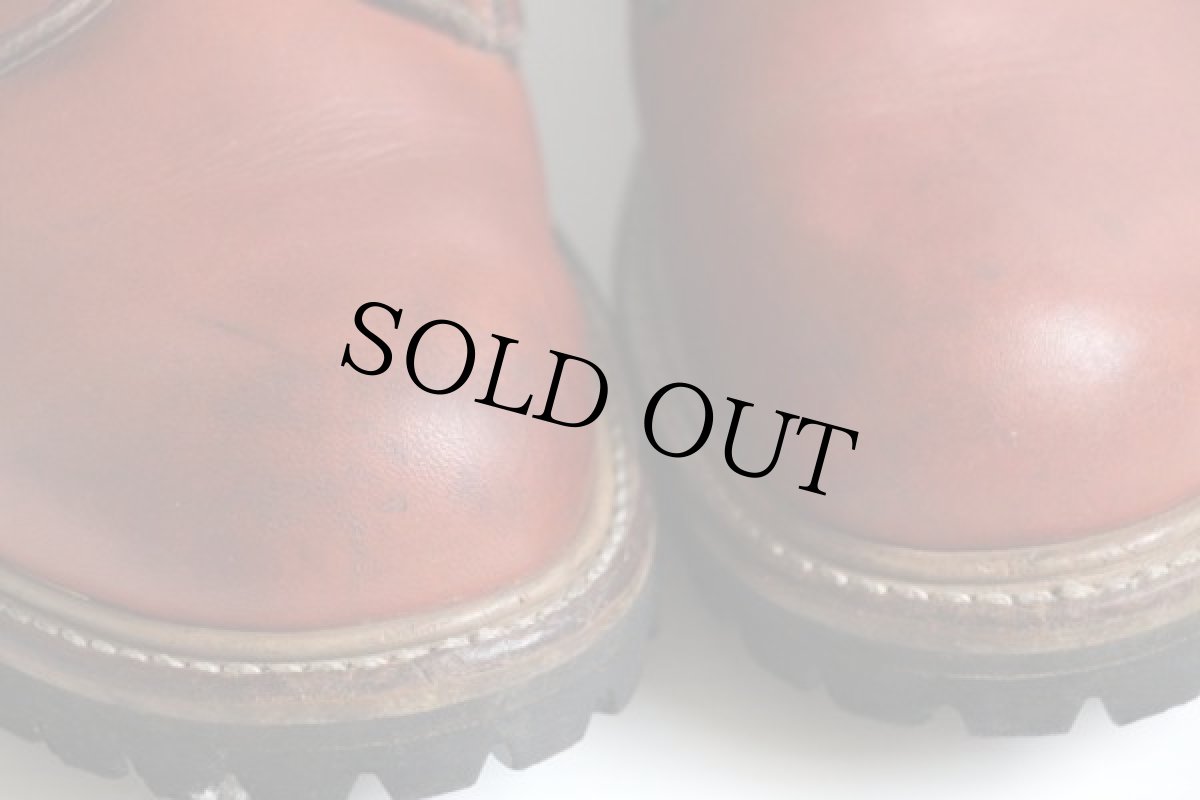 画像8: 90s USA製 REDWINGレッドウイング 899 半円犬タグ アイリッシュセッター ブーツ 赤茶 7.5D (8)