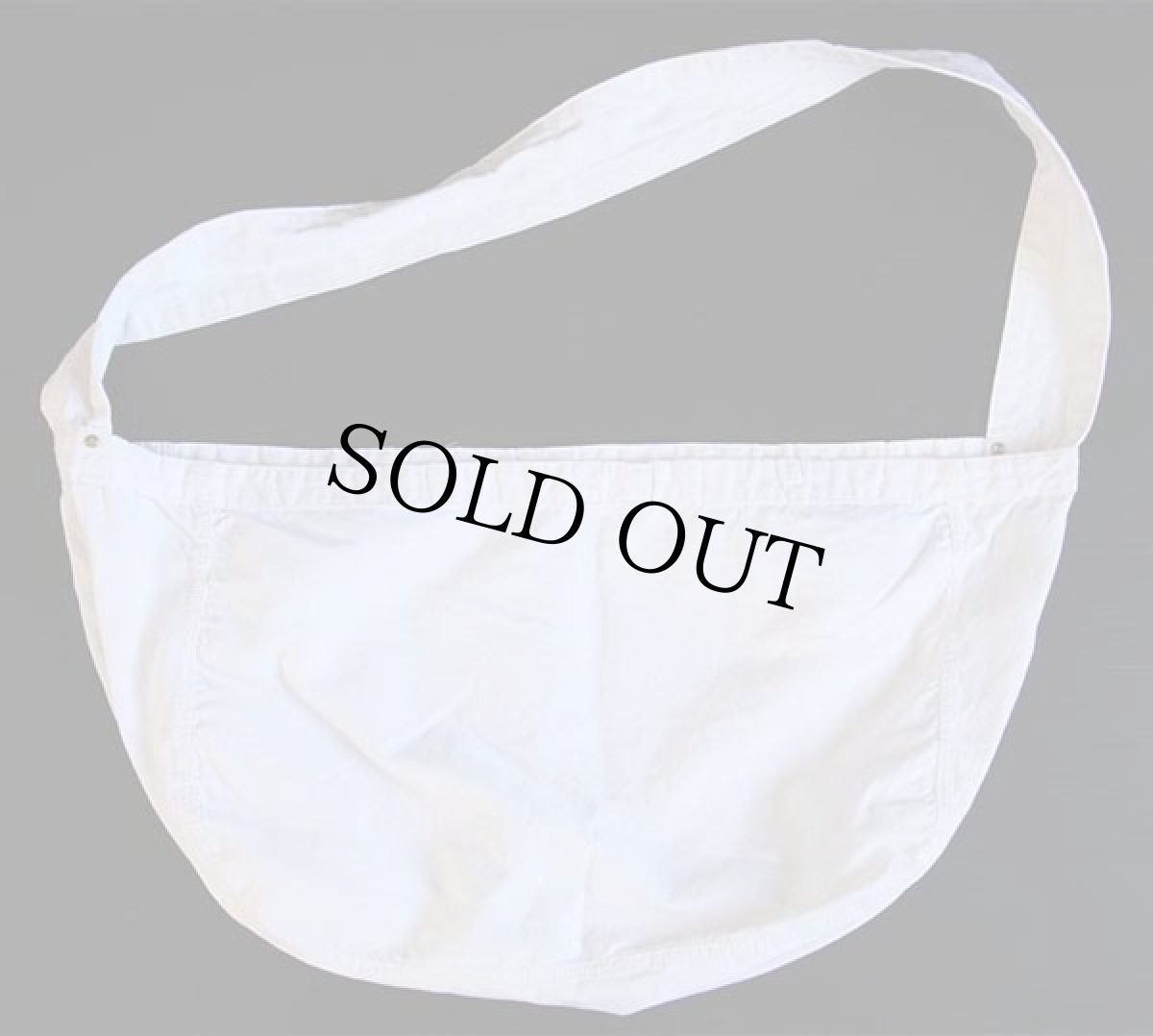 画像2: ビンテージ ADX キャンバス ニュースペーパーバッグ 生成り (2)