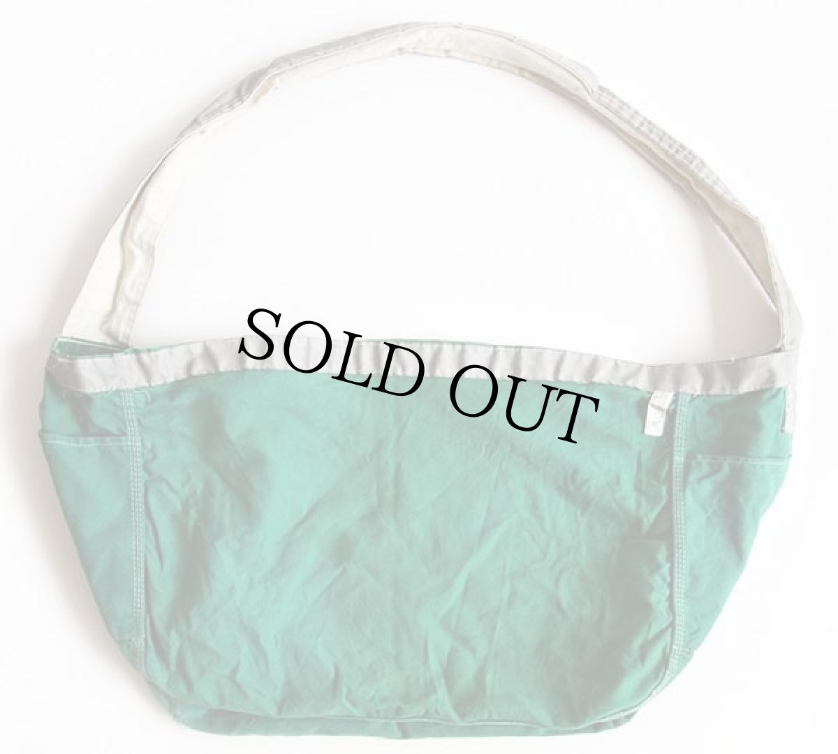 画像2: ビンテージ StarTribune キャンバス ニュースペーパーバッグ 緑 (2)