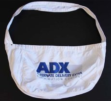 画像1: ビンテージ ADX キャンバス ニュースペーパーバッグ 生成り (1)