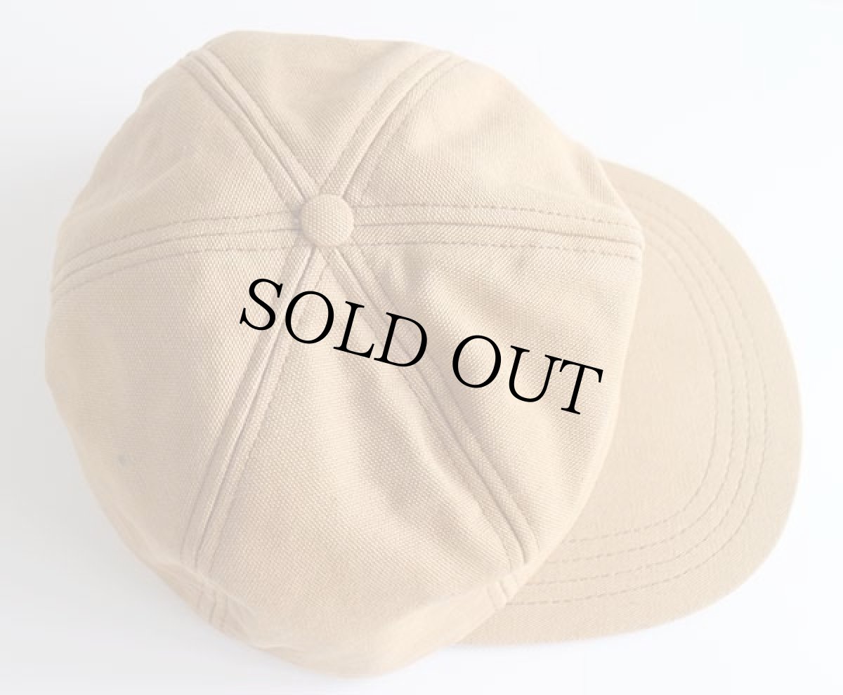 画像2: 90s USA製 carharttカーハート キルティングライナー 耳当て付き ダック地 キャップ 茶 M (2)