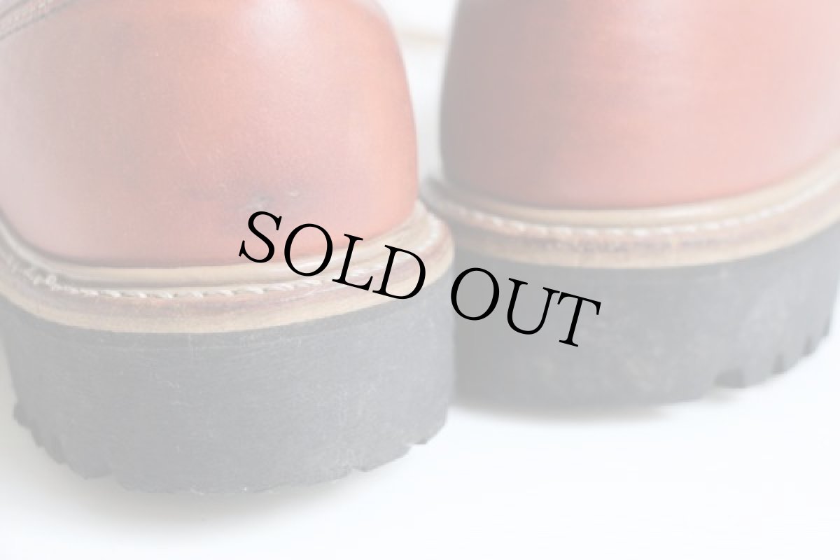 画像7: 90s USA製 REDWINGレッドウイング 899 半円犬タグ アイリッシュセッター ブーツ 赤茶 7.5D (7)