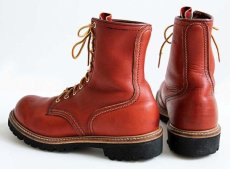 画像2: 90s USA製 REDWINGレッドウイング 899 半円犬タグ アイリッシュセッター ブーツ 赤茶 7.5D (2)