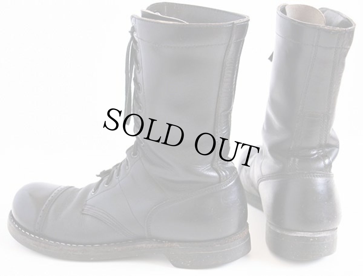 画像2: 50s 米軍 Corcoranコーコラン キャップトゥ ジャンプブーツ 黒 8.5D (2)