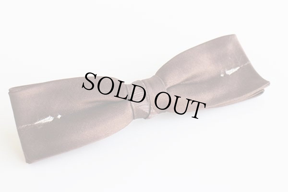 画像1: ビンテージ 刺繍入り クリップ式 蝶ネクタイ★C (1)