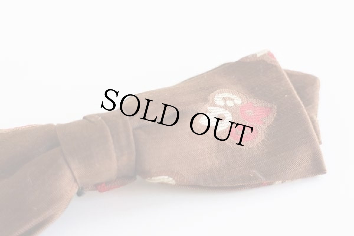 画像3: ビンテージ 刺繍入り クリップ式 蝶ネクタイ★B (3)