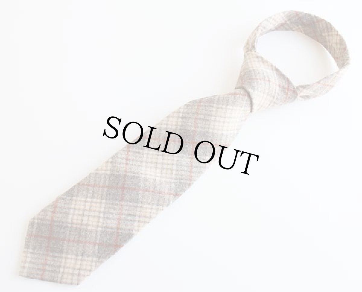画像2: 70s USA製 PENDLETONペンドルトン タータンチェック ウール ネクタイ (2)