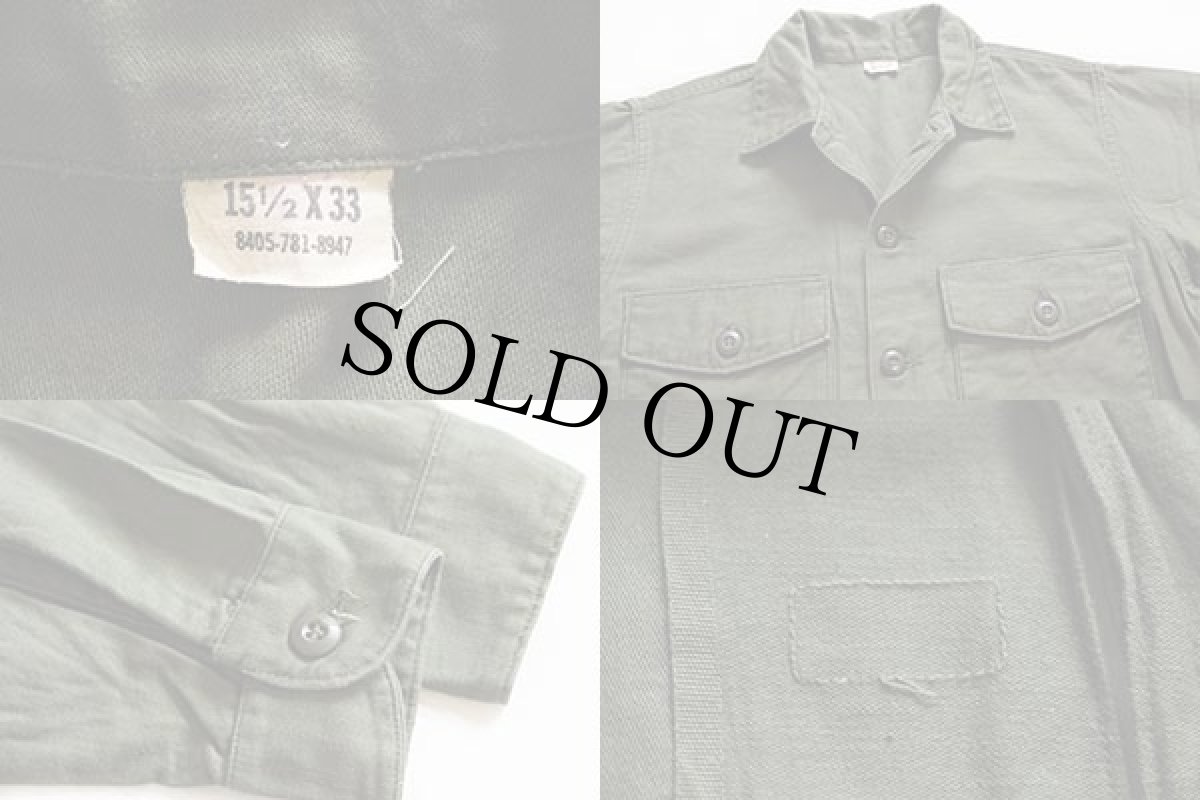 画像3: 60s 米軍 U.S.ARMY ユーティリティシャツ 15.5 (3)