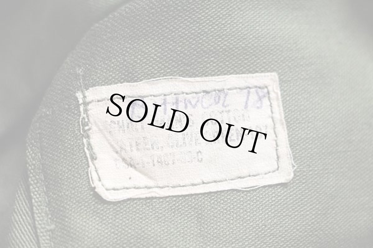 画像5: 60s 米軍 U.S.ARMY パッチ付き ユーティリティシャツ M (5)