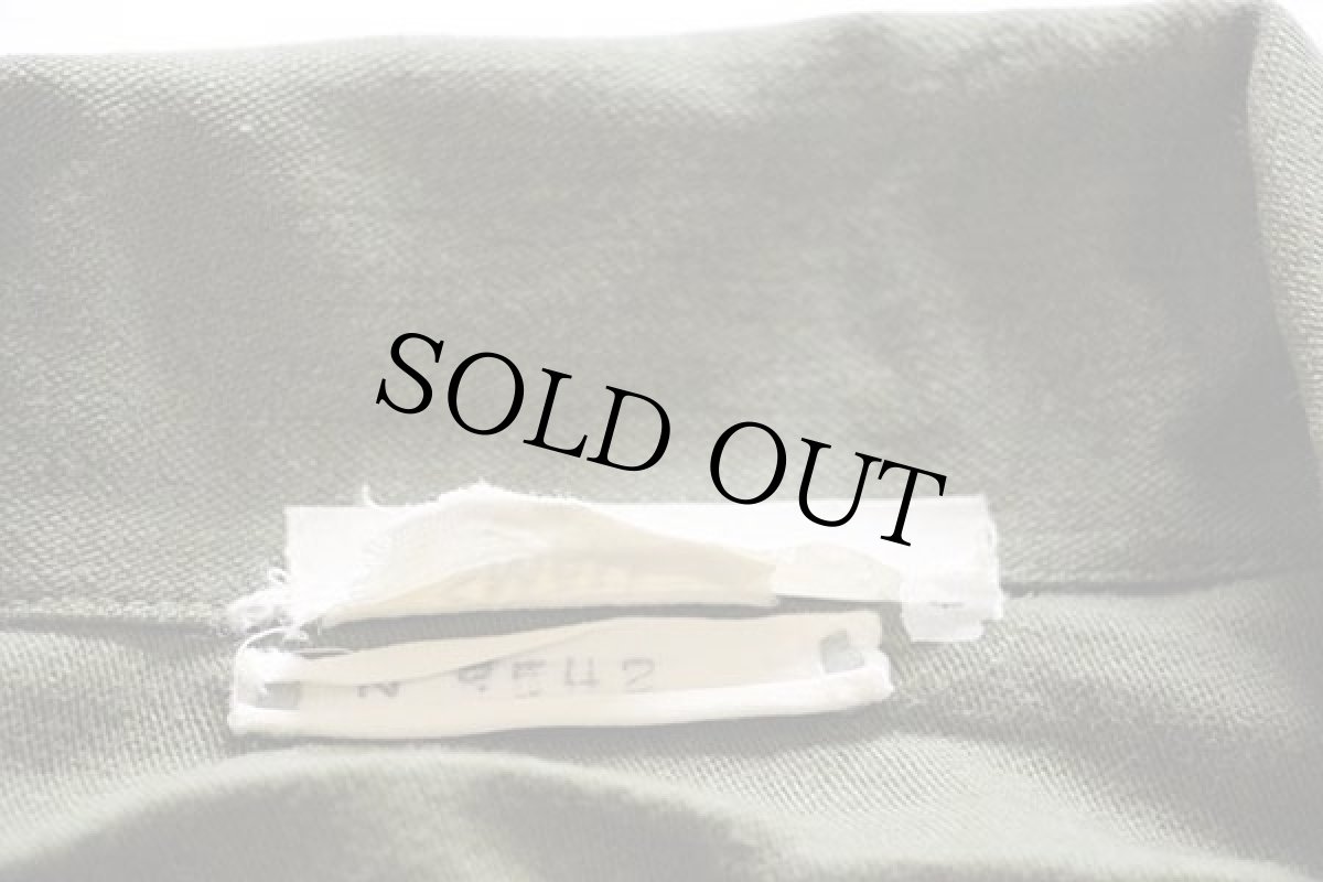 画像4: 60s 米軍 U.S.ARMY パッチ付き ユーティリティシャツ S (4)