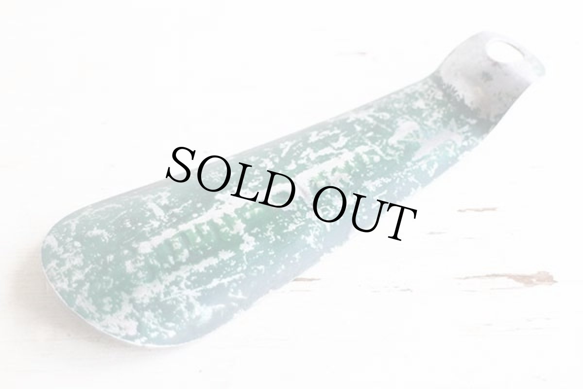 画像2: ビンテージ Nunn-Bush 緑ラッカー シューホーン (2)