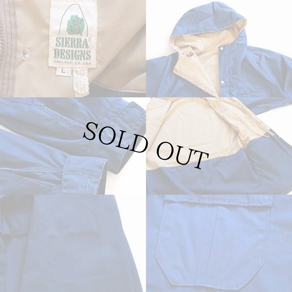 画像3: 70s SIERRA DESIGNSシエラデザイン マウンテンパーカー 紺 L (3)