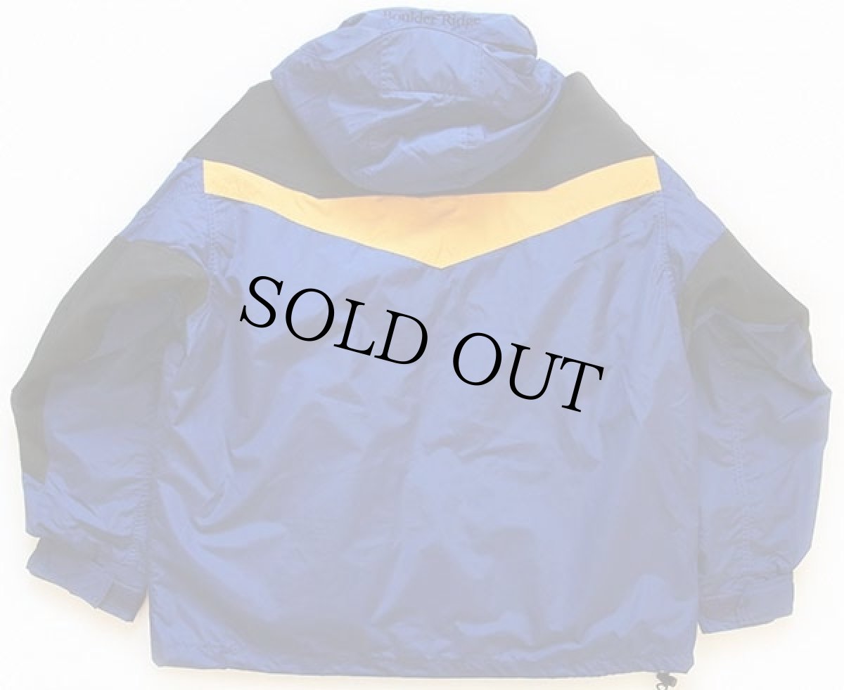 画像2: 90s Columbiaコロンビア Boulder Ridge フリースライナー付き ナイロンパーカー 青×黒 L (2)