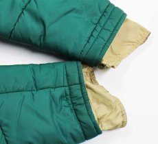 画像6: 70s L.L.Bean 筆記体タグ 中綿入り ナイロンジャケット 緑 M (6)