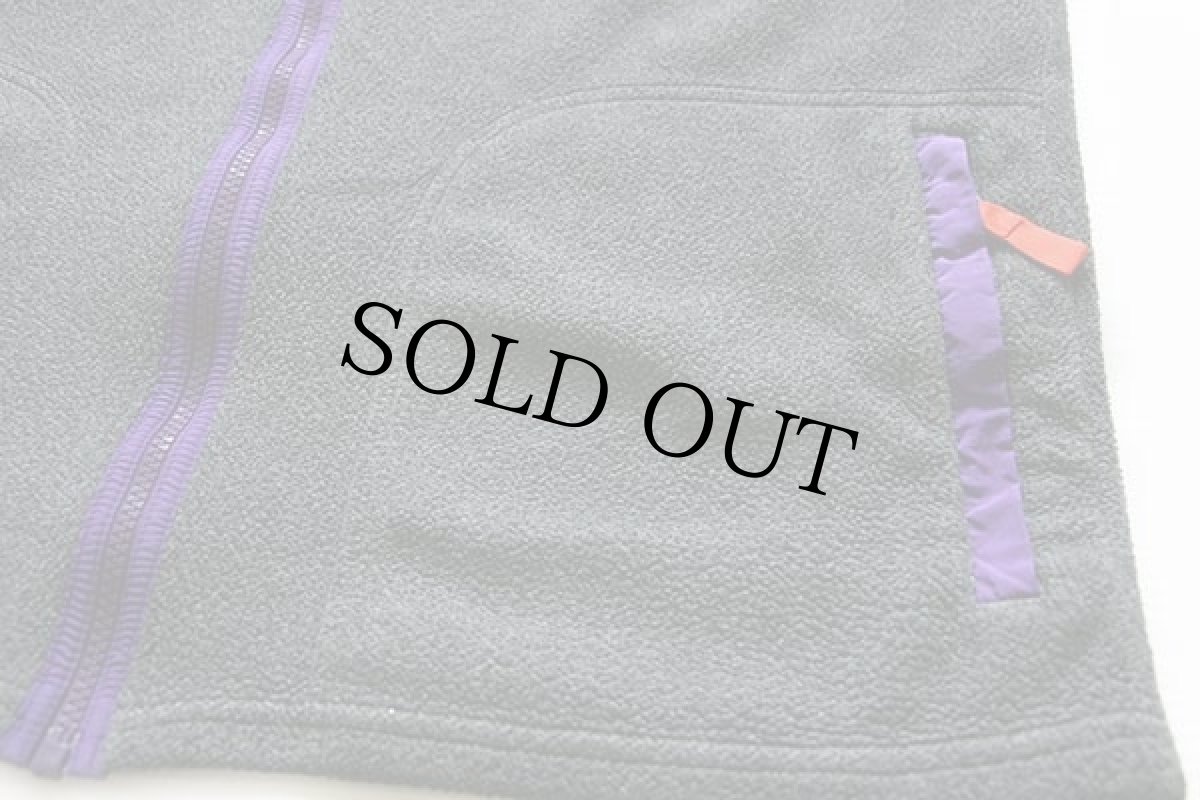 画像5: patagoniaパタゴニア Karstensカーステンス フリースジャケット グレー×パープル M (5)