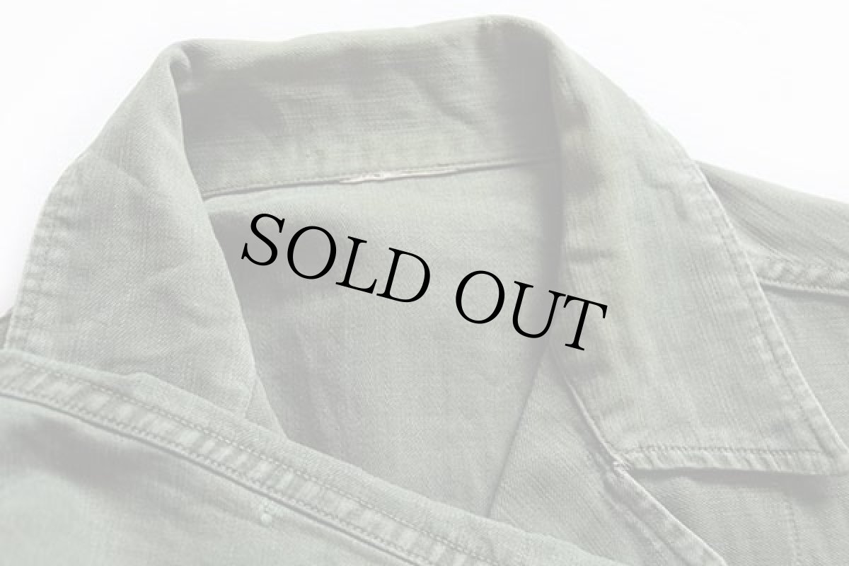 画像5: 60s 米軍 U.S.ARMY パッチ付き ユーティリティシャツ (5)