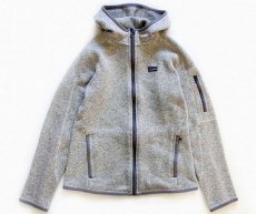 画像1: patagoniaパタゴニア ベターセーター フーディー フリースパーカー グレー W-S (1)