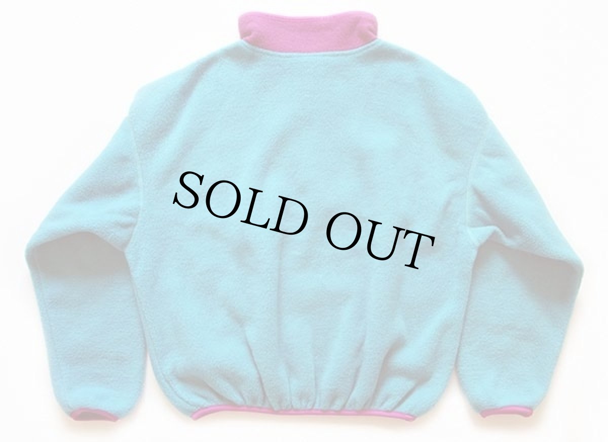 画像2: 90s USA製 Columbiaコロンビア マルチカラー プルオーバー フリース L-L (2)