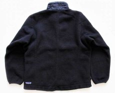 画像2: 90s USA製 patagoniaパタゴニア シンチラ フリース ジャケット 黒 M (2)