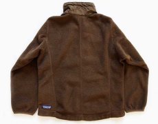 画像2: 90s USA製 patagoniaパタゴニア シンチラ フリース ジャケット 茶 S (2)