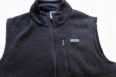 画像2: patagoniaパタゴニア ベターセーター フリースベスト 黒 XL (2)