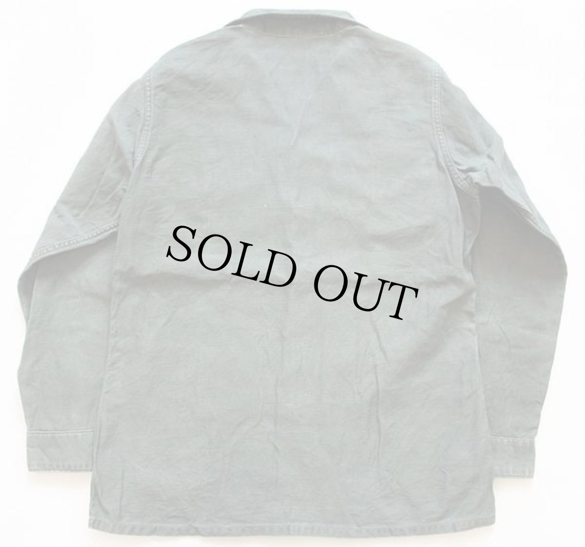 画像2: 60s 米軍 U.S.ARMY パッチ付き ユーティリティシャツ (2)