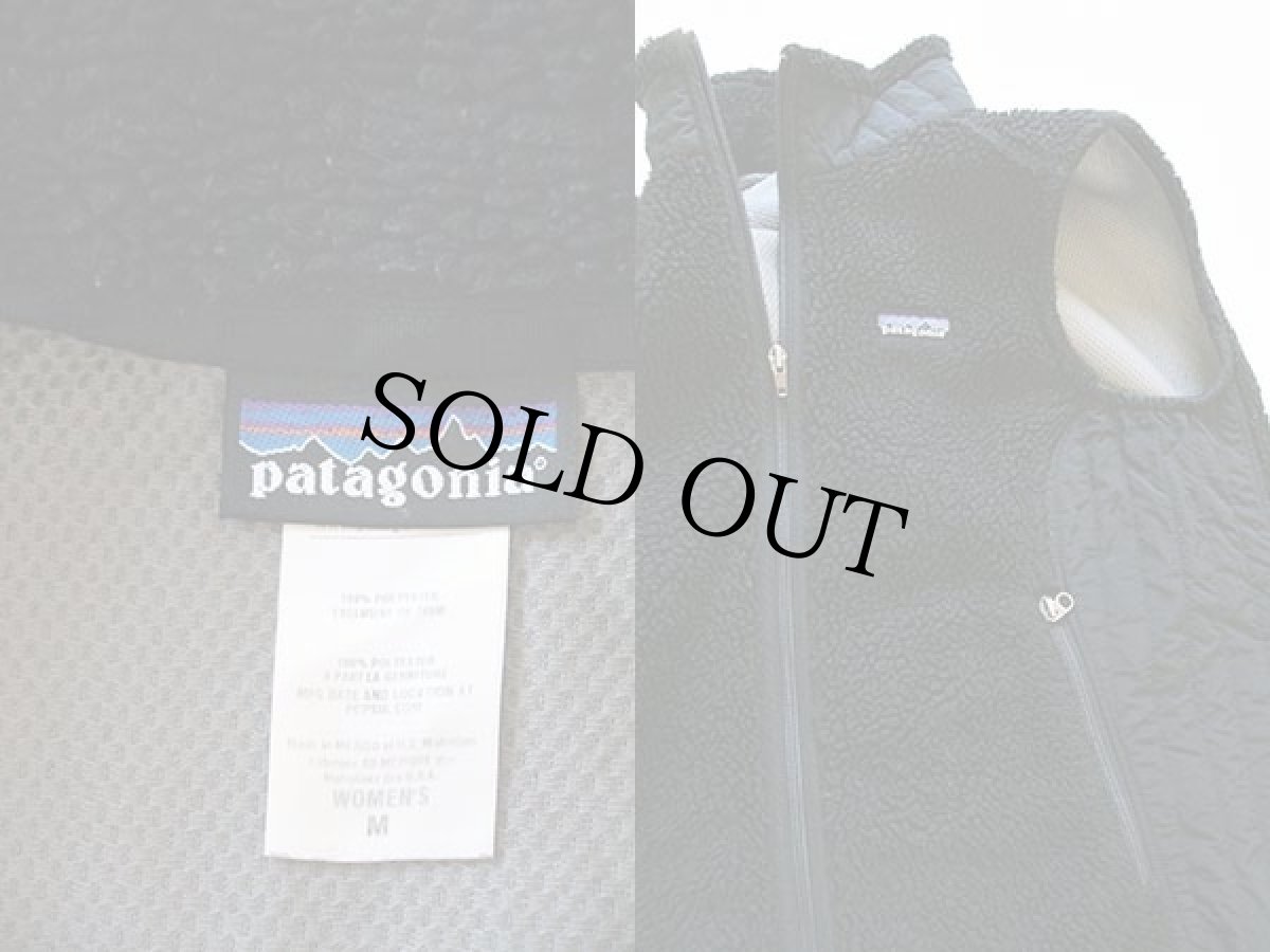 画像3: patagoniaパタゴニア レトロX フリースベスト 黒 W-M (3)