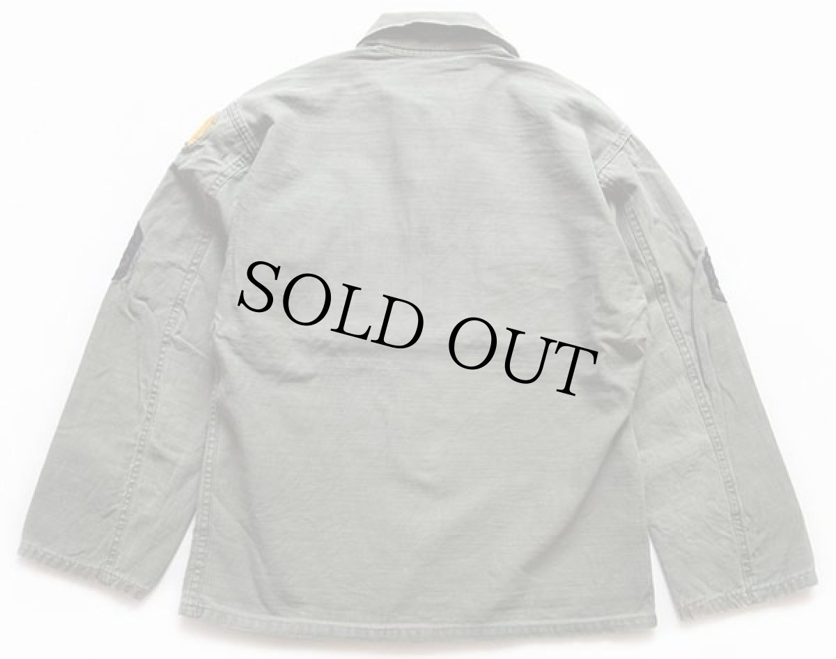 画像2: 50s 米軍 U.S.ARMY パッチ付き ユーティリティシャツ (2)