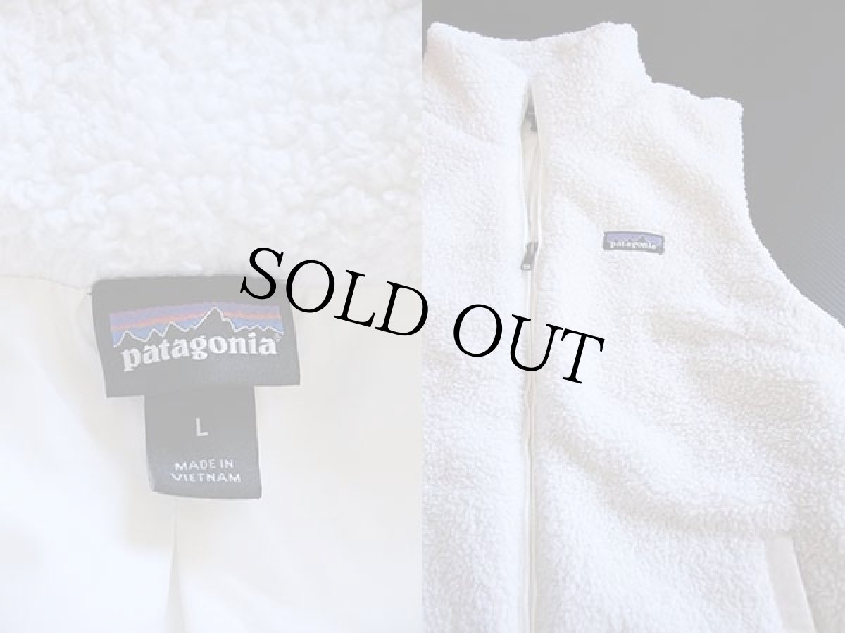 画像3: patagoniaパタゴニア Los Gatosロスガトス フリースベスト 白 L (3)