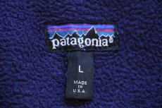 画像4: 90s USA製 patagoniaパタゴニア フリースライナー ナイロンジャケット 濃赤 L★シェルドシンチラ (4)