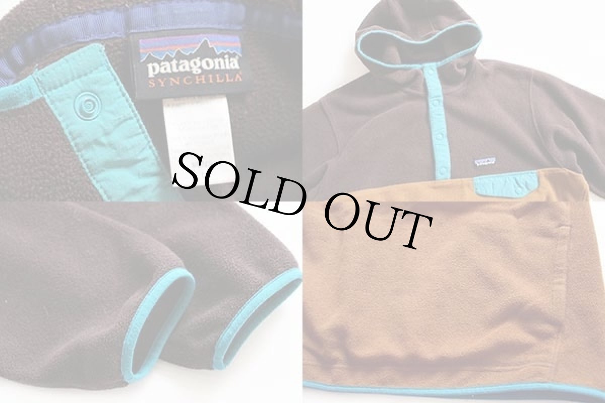画像3: patagoniaパタゴニア シンチラ フリース スナップT フーディー マルチカラー L (3)