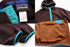 画像3: patagoniaパタゴニア シンチラ フリース スナップT フーディー マルチカラー L (3)