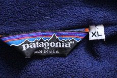 画像4: 80s USA製 patagoniaパタゴニア フリースライナー ナイロンジャケット 青×紺 XL★シェルドシンチラ (4)
