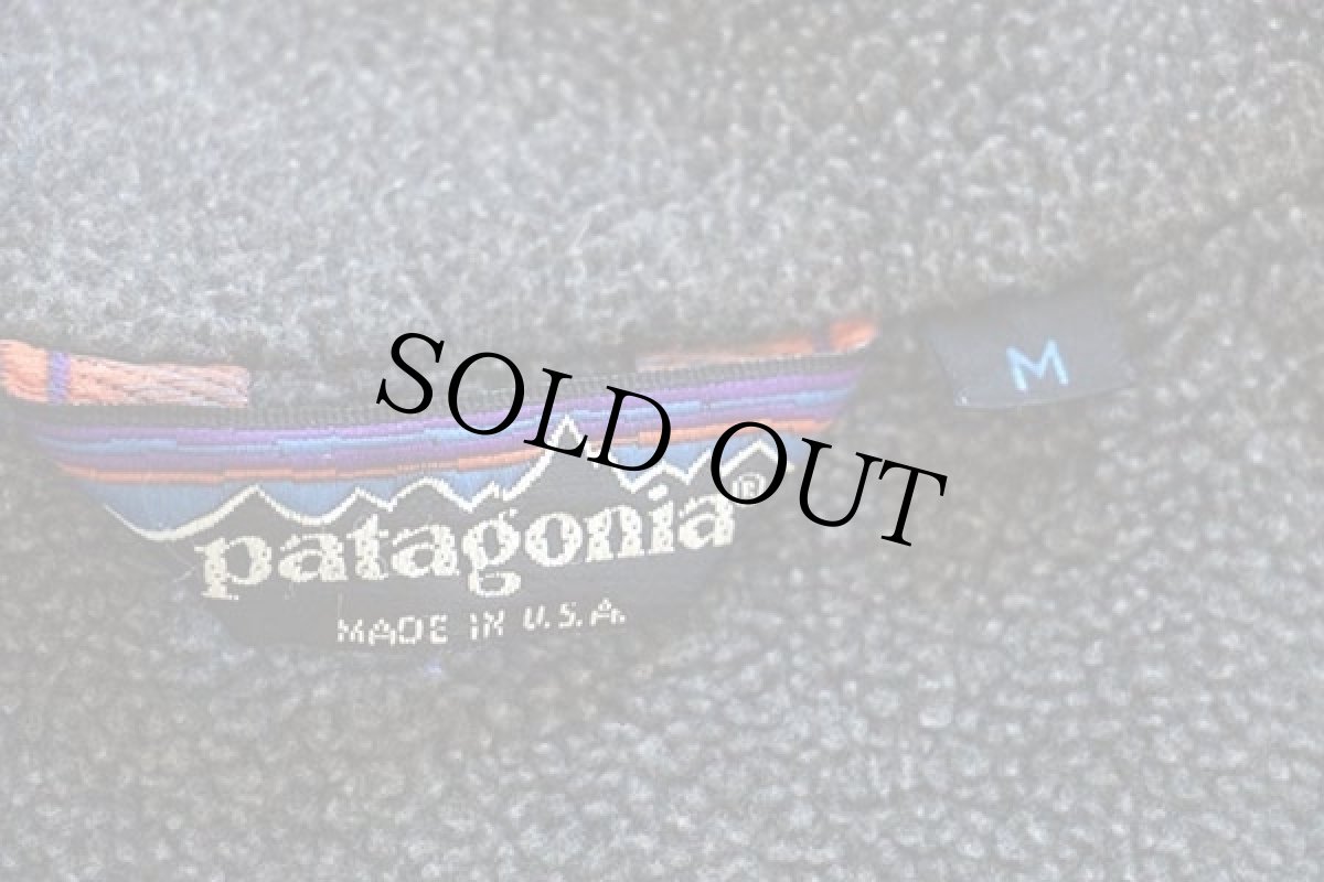 画像4: 80s USA製 patagoniaパタゴニア フリースライナー ナイロンジャケット 青紫 M★シェルドシンチラ (4)