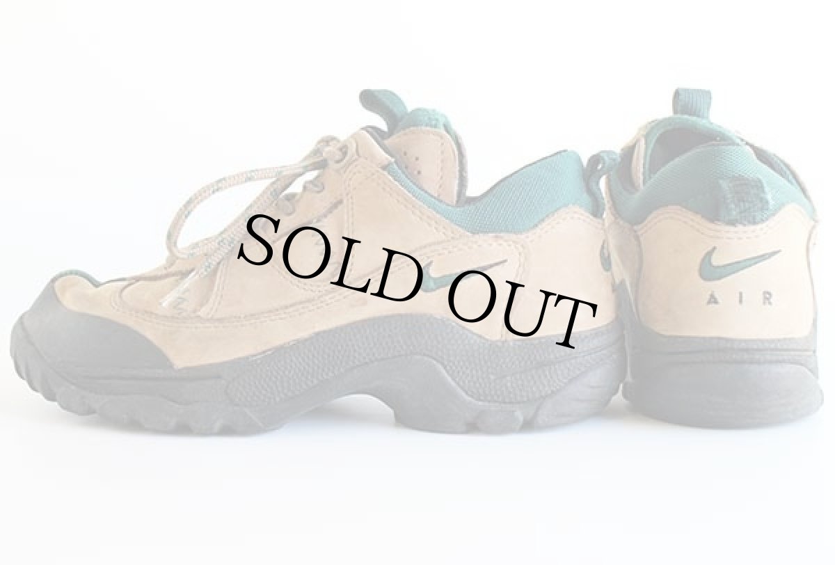 画像2: 90s NIKEナイキ ACG ヌバックレザー トレッキングシューズ ベージュ 25cm (2)