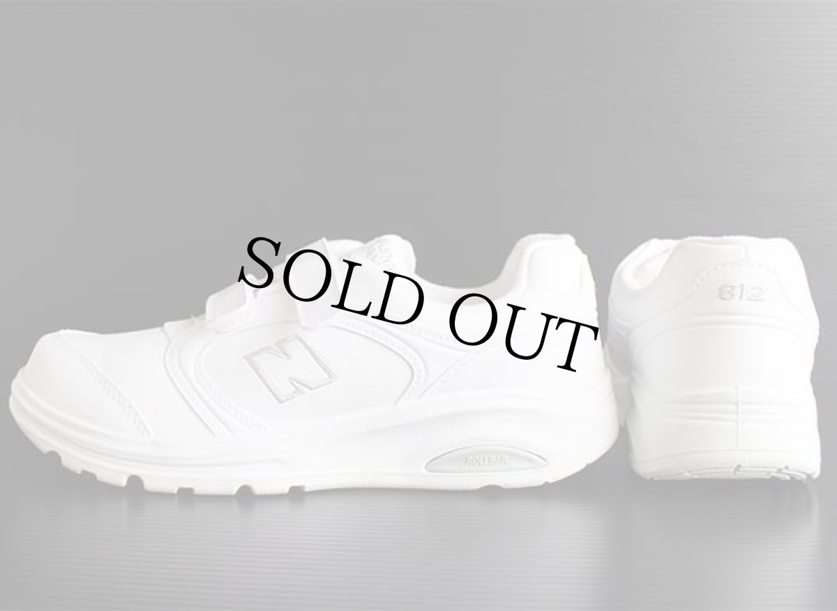 画像2: USA製 NEW BALANCEニューバランス 812 ベルクロ ウォーキング スニーカー 白 24.5cm★US限定モデル (2)