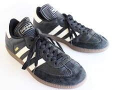 画像1: adidasアディダス SAMBA スニーカー 黒 8.5 (1)