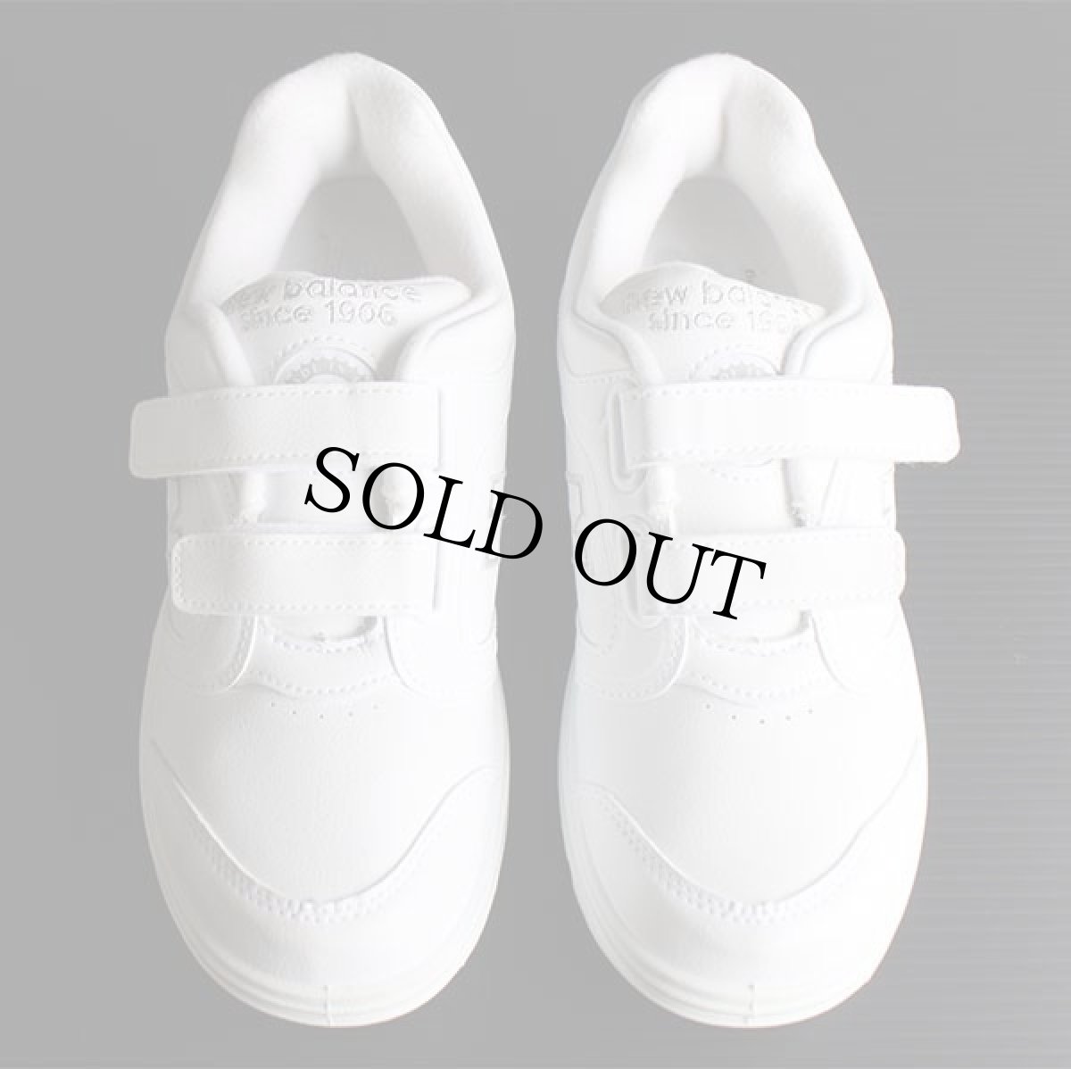 画像3: USA製 NEW BALANCEニューバランス 812 ベルクロ ウォーキング スニーカー 白 24.5cm★US限定モデル (3)