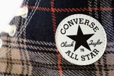 画像7: 未使用★CONVERSEコンバース Chuck Taylorチャックテイラー CT70 HI チェック 10 (7)