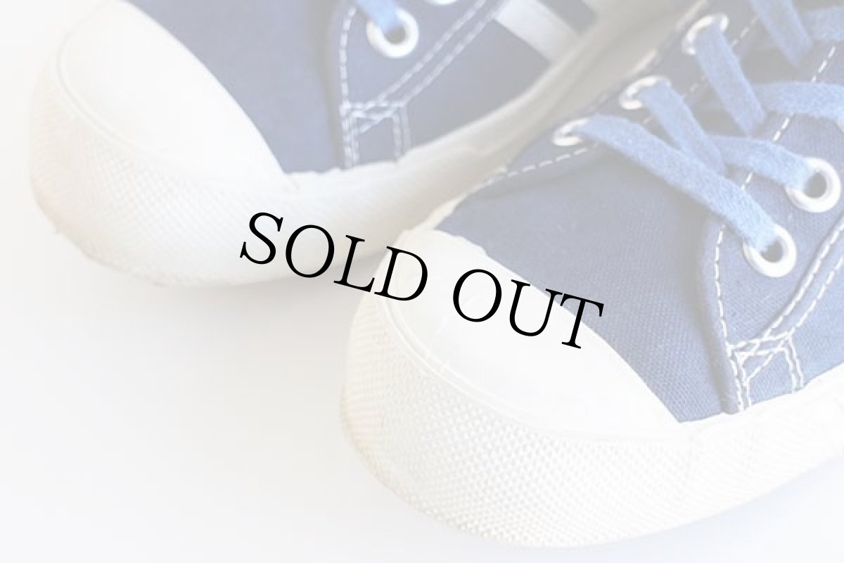 画像8: 70s USA製 UNKNOWN キャンバス スニーカー ローカット 紺 8 (8)