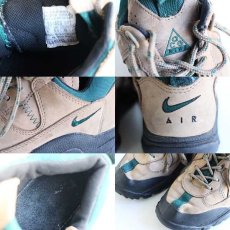 画像5: 90s NIKEナイキ ACG ヌバックレザー トレッキングシューズ ベージュ 25cm (5)