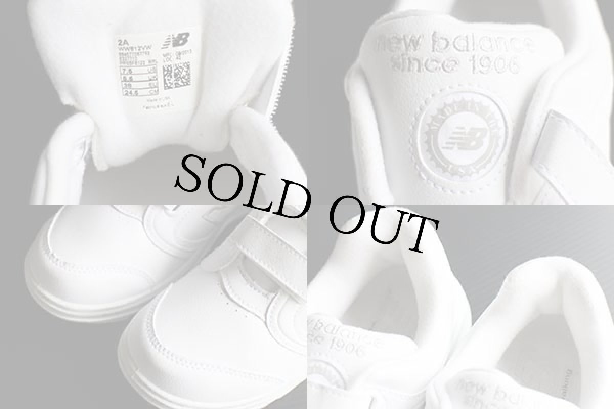 画像5: USA製 NEW BALANCEニューバランス 812 ベルクロ ウォーキング スニーカー 白 24.5cm★US限定モデル (5)